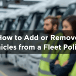 fleet vehicles in the background and drivers, How to Add or Remove Vehicles from a Fleet Policy (1)