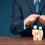 man protecting a family who want life insurance and doesn't know how much is needed